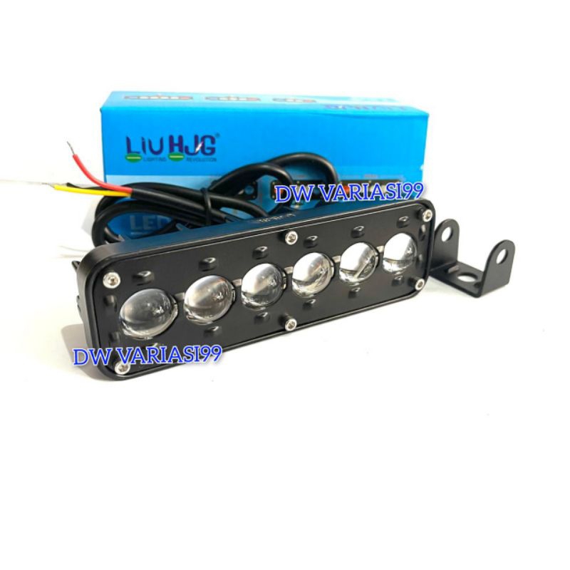 Lampu Tembak Laser LED 6Mata Laser Devil Merah Liu HJG