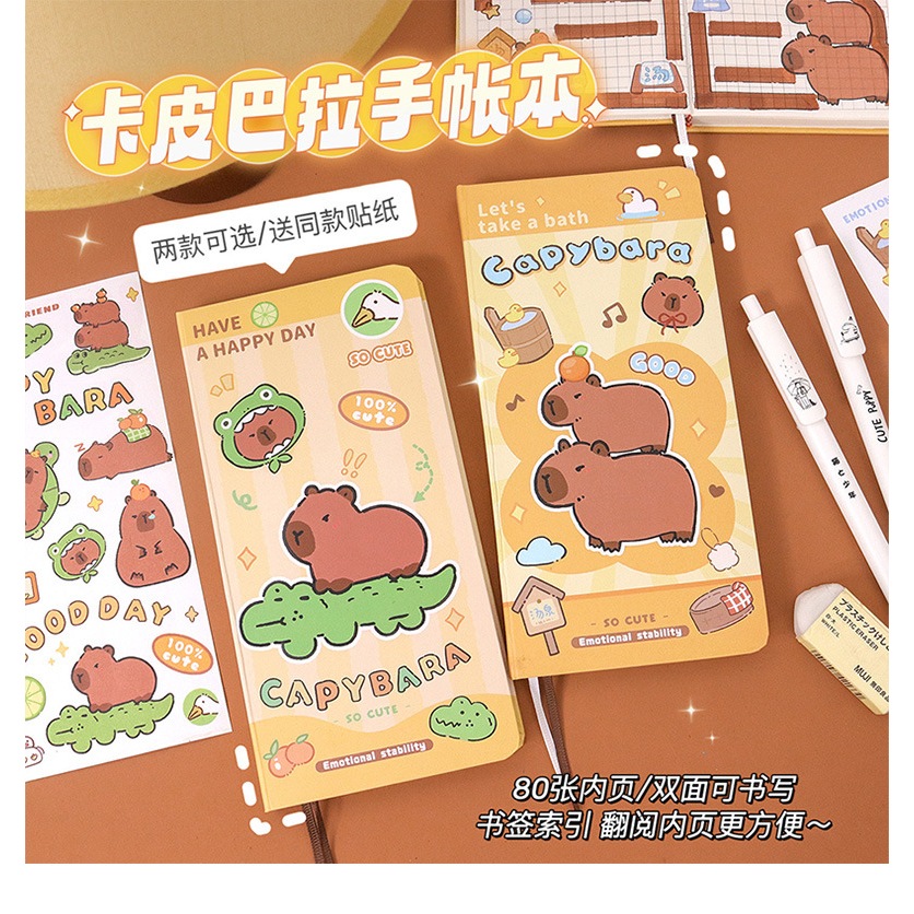 

Buku Jurnal Capybara Buku Tulis Capybara Notebook Diary Buat Journaling MOMO059