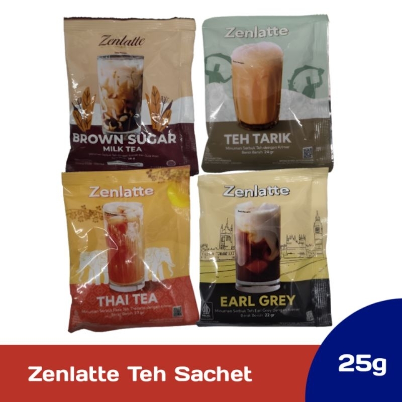 

Zenlatte Minuman Teh Sachet Kemasan 25g Renceng isi 10pcs