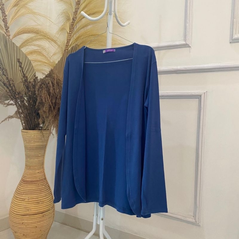 preloved cardigan blue (geela)