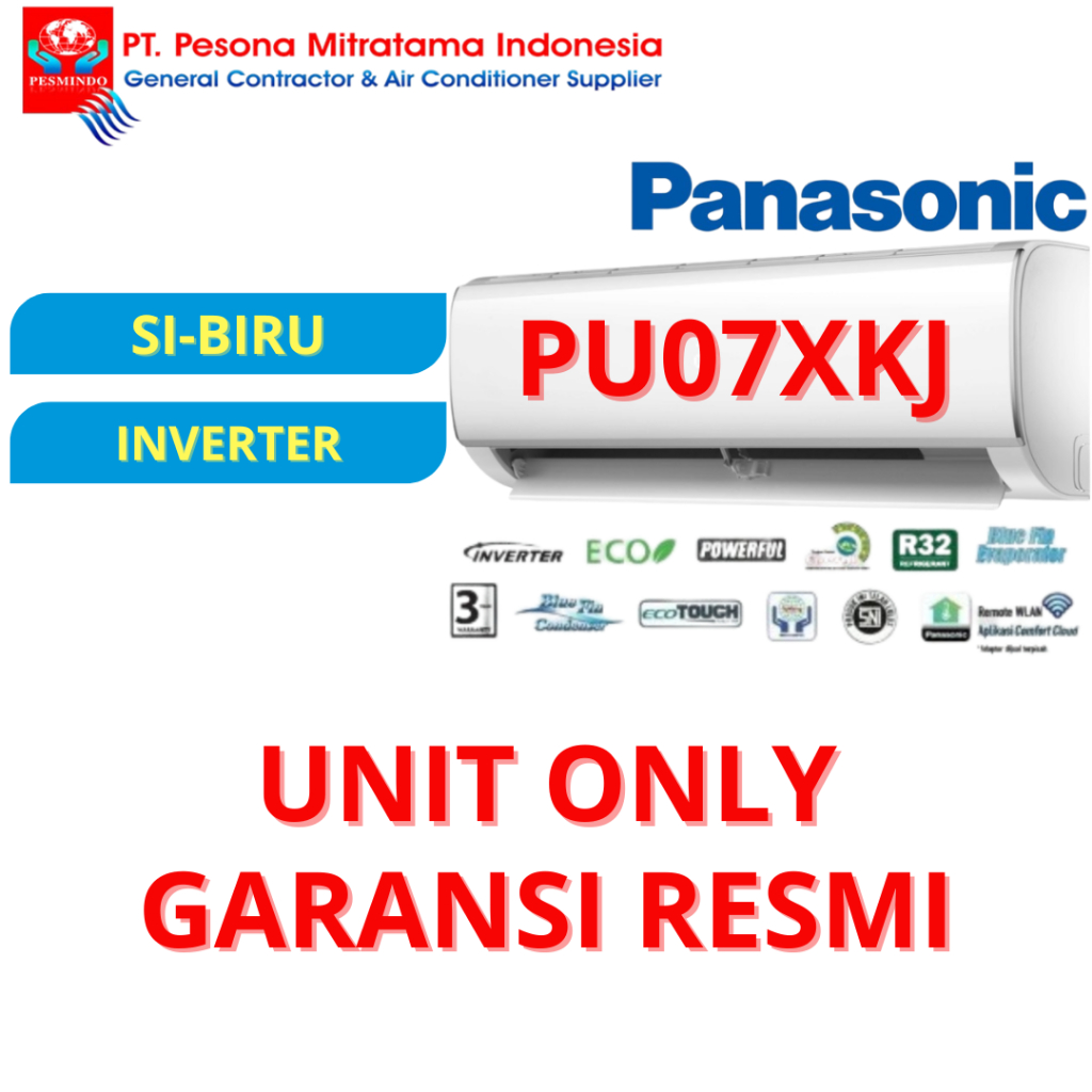 PANASONIC AC 3/4PK INVERTER PU07XKJ