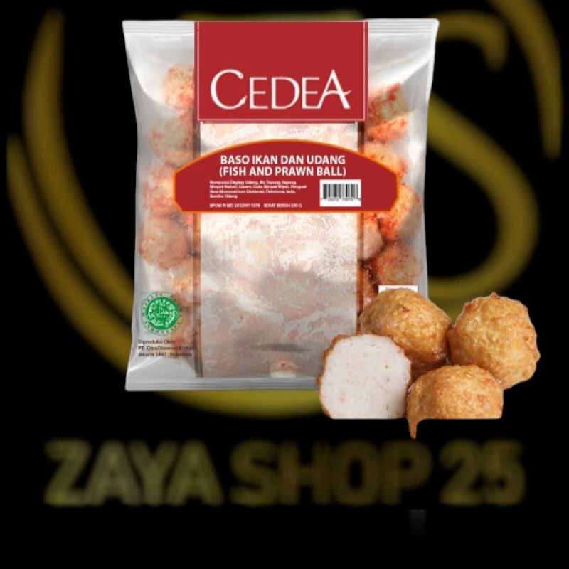 

Cedea Prawn Ball 500gr isi 25pcs