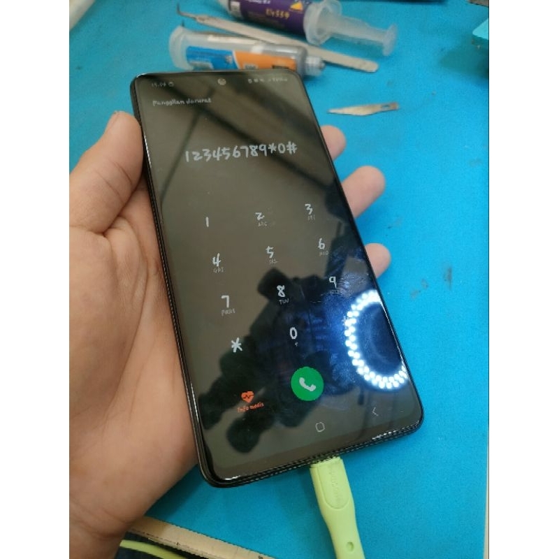 lcd samsung a52 original copotan 100%