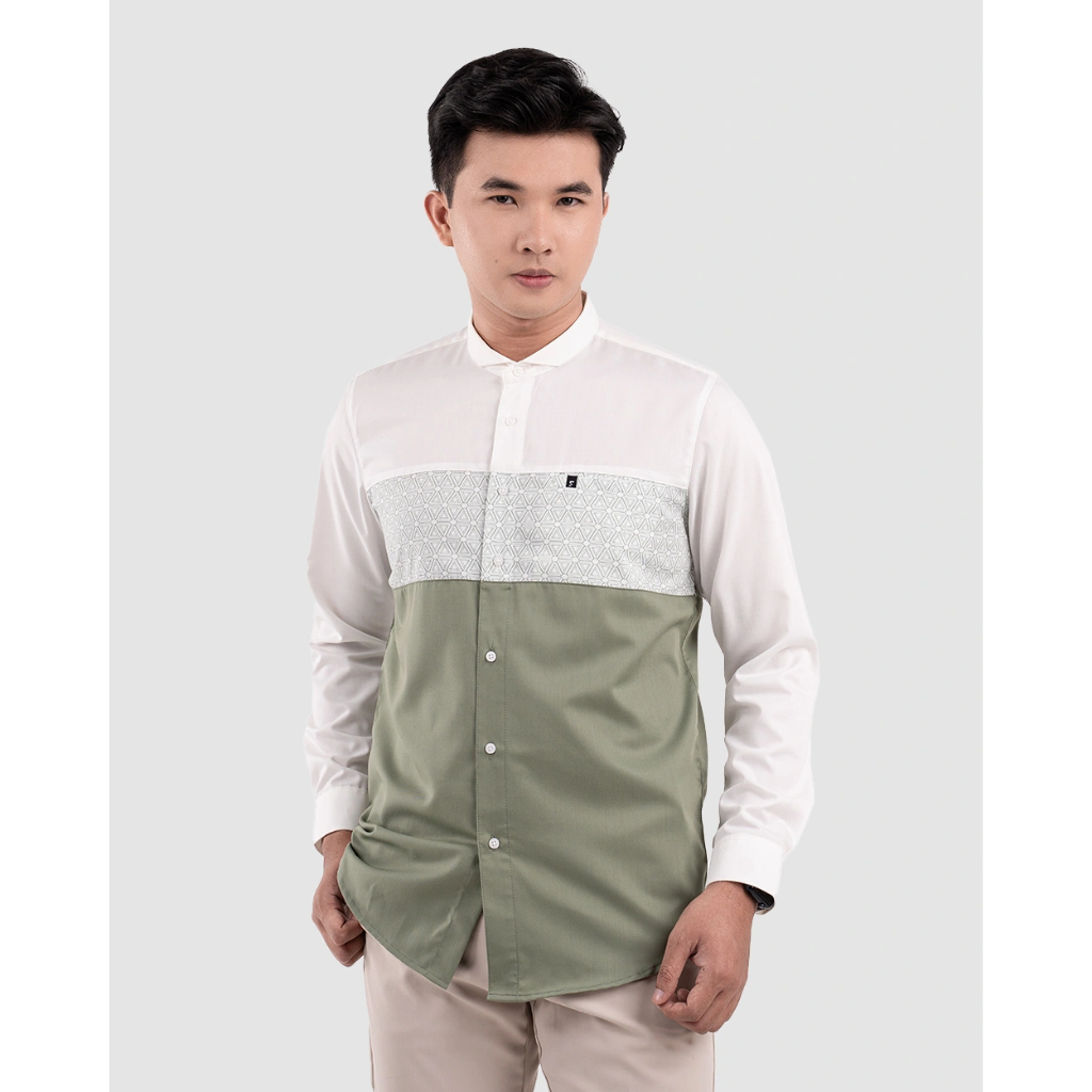 Fadkhera Dashwan Baju Kemeja Koko Modern Fadkhera