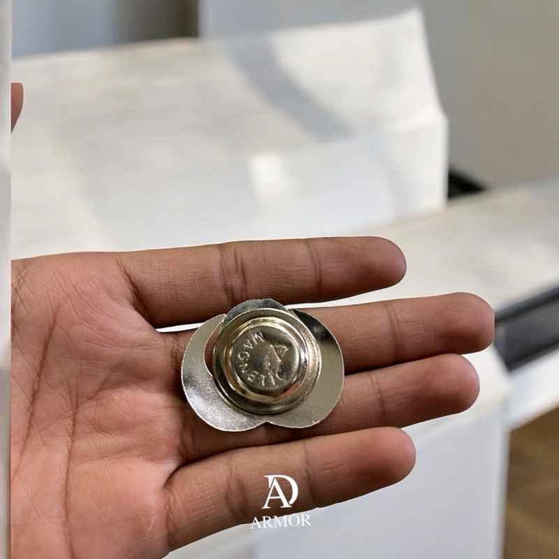 Pin korpri ASN silver magnet model sayap tertutup lencana asn korpri magnet silver