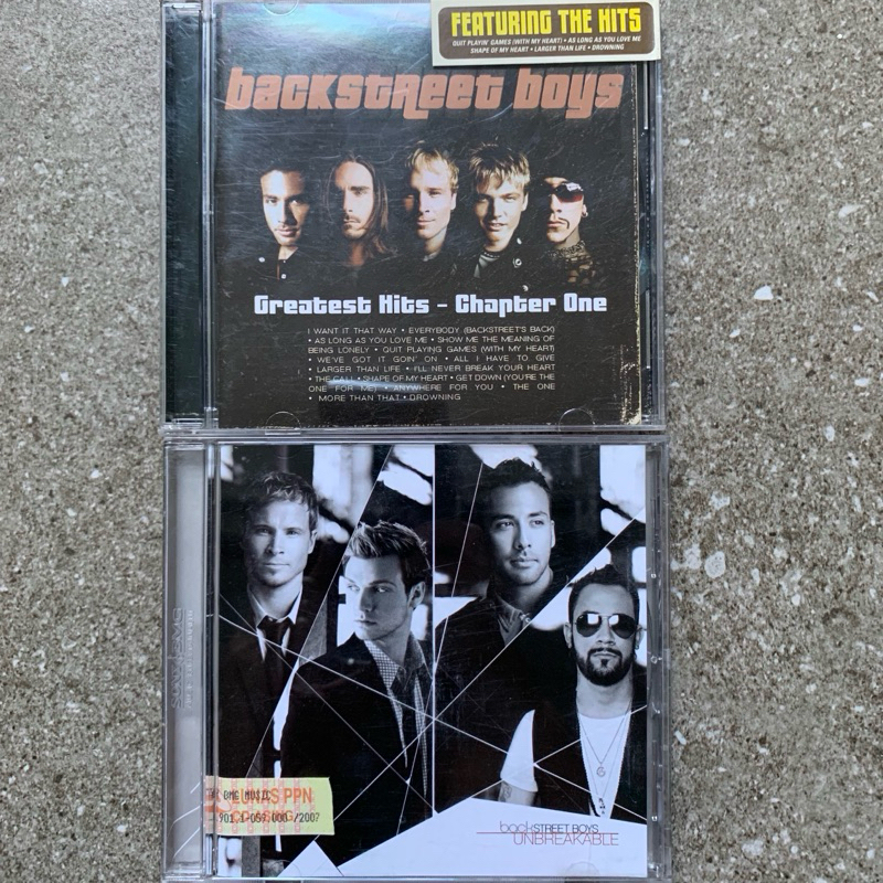 CD Lagu Musik Album Backstreet Boys Unbreakable | Greatest Hits Chapter One Preloved