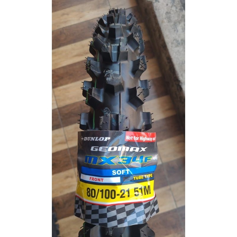 BAN DUNLOP GEOMAX MX 34 SOFT 18 DAN 21 KLX CRF YZ
