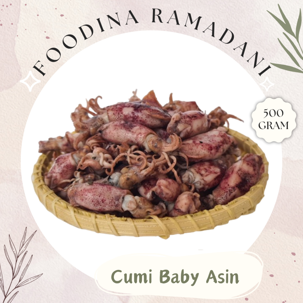 

CUMI BABY Ikan Asin - Salted Squid Fresh [ Berat 500gr ] Harga Per 0,5 Kg