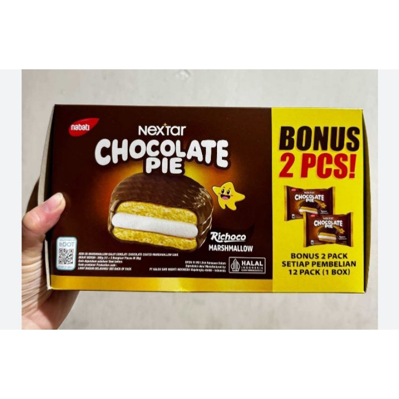 

Nextar Chocolat pie marshmellow kemasan 392gram