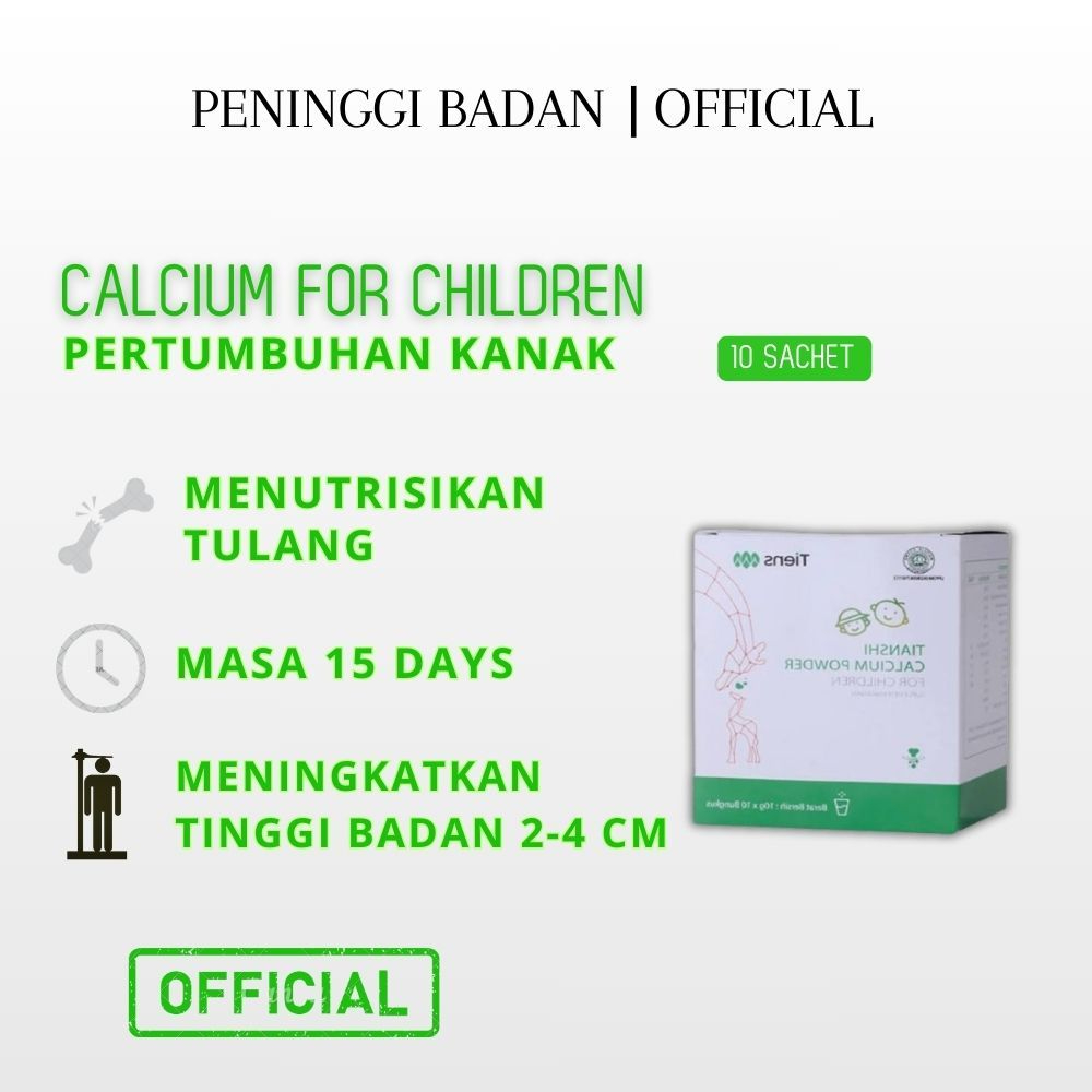 Minuman Peninggi Badan Tiens Calcium For Children Susu Peninggi Badan Anak 5 12 Tahun