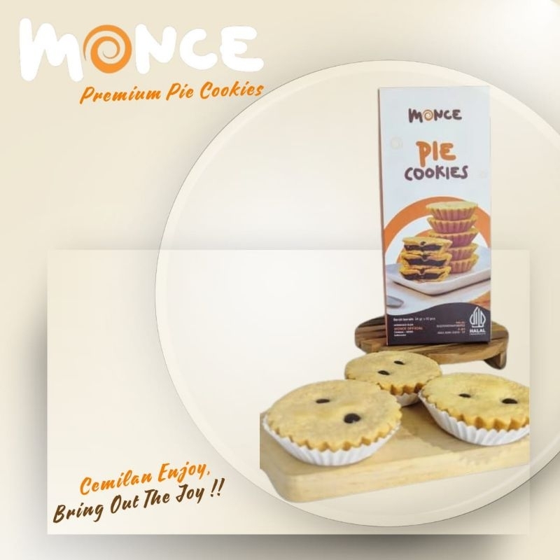 

Pie Kukis Cokelat MONCE Cookies Isi 10