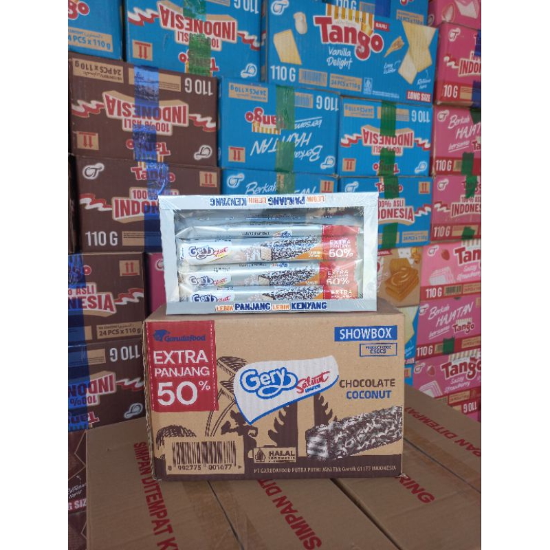 

Gery salut chocholate coconut 25 gram 1 dus isi 6 box 1 box isi 12 pcs