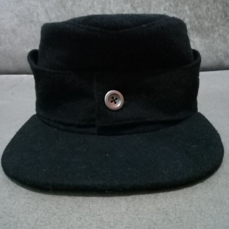 Topi M44 Jerman ww2 panzer wool tebal