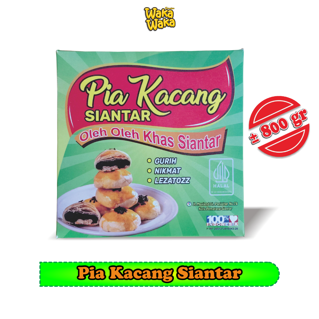 

SIANTAR WAKA WAKA Pia Kacang Siantar Lembut ±800 gr