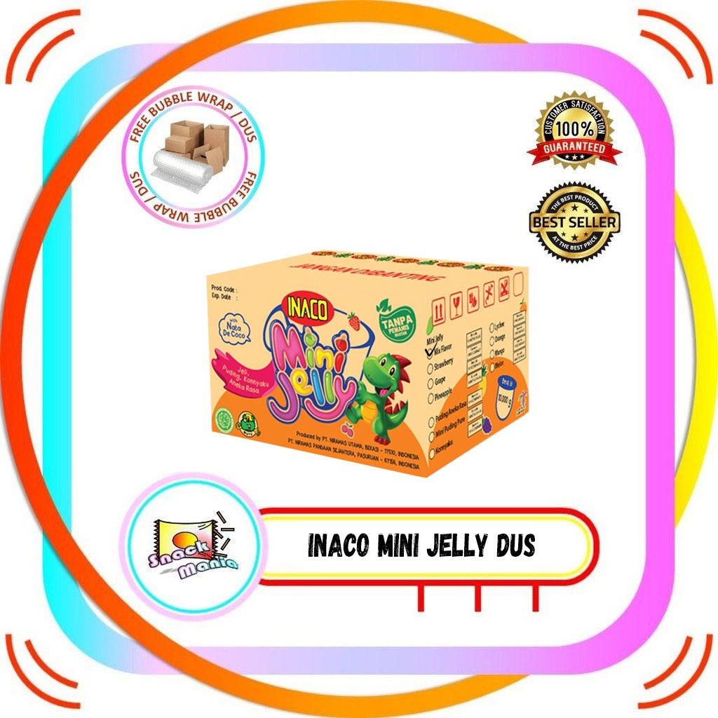 

Inaco Mini Jelly Jeli Jely Mix Cup 1 kg DUS Nata De Coco