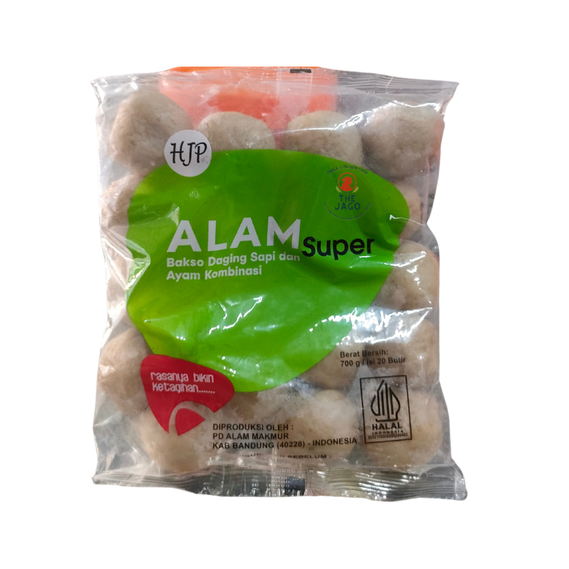 

Baso Alam Super Urat Polos HJP Hijau 700gr