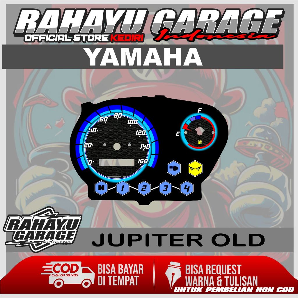 PAPAN SPEEDOMETER CUSTOM JUPITER MX OLD