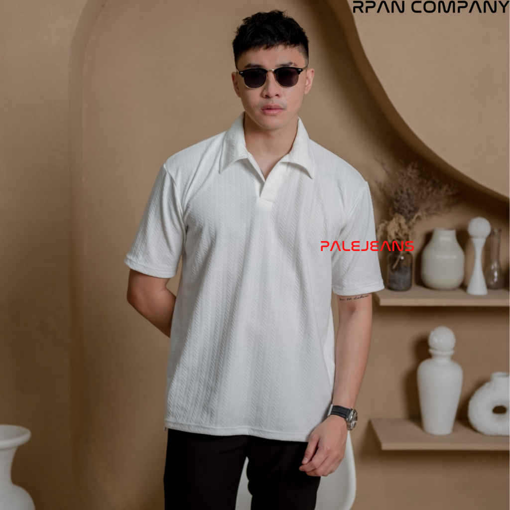 Kaos Polo Berkerah Pria / Polo Knit RPAN COMPANY Cuttingan Slimfit Pria / Baju Polo Kerah Premium