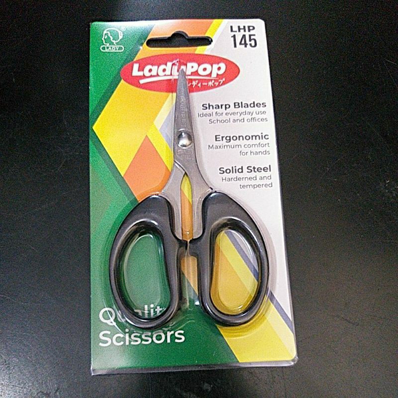 

Gunting Kertas Stainless Steel / Gunting Kecil ladypop LHP 145 (HARGA PER PIECE)