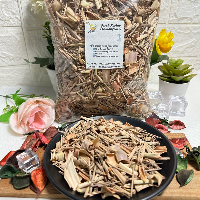 

Ay00! Sereh Kering 1 Kg / 500 Gram Bersih Grade A Rempah Bu Risma