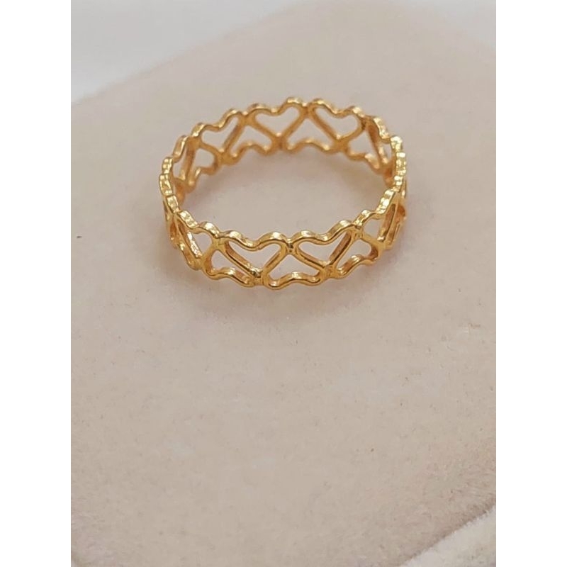 Cincin model love  1 gram