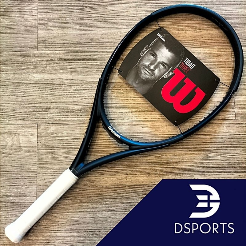 Wilson Triad Three 3 113 264 G 16x20 16 x 20 264 gr Blue ( Racket Tennis Tenis Raket ) ORIGINAL