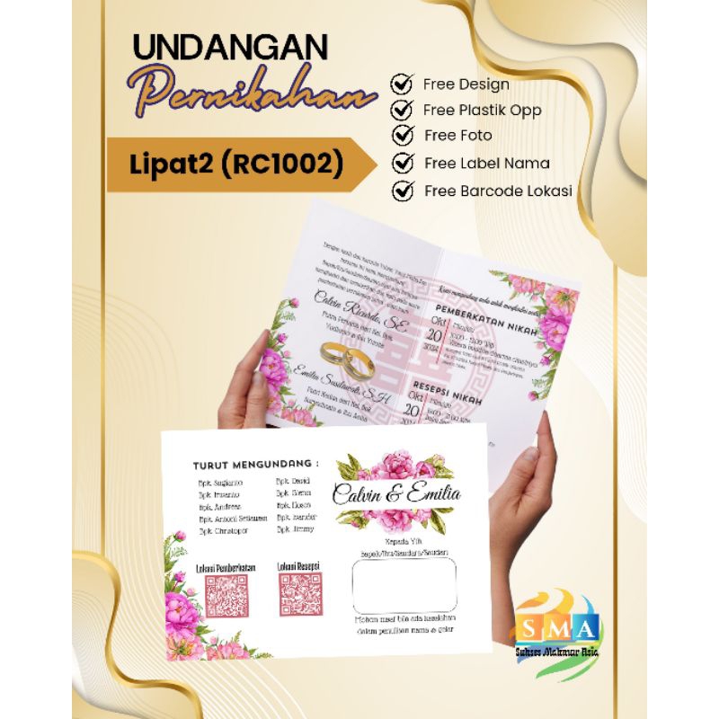 Undangan pernikahan shuang xi chinese cina wedding invitation unik rustic elegan mewah simple elegan