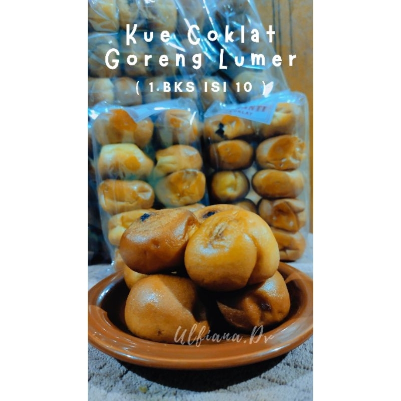 

KUE COKLAT GORENG LEMBUT ( ISI 10 )