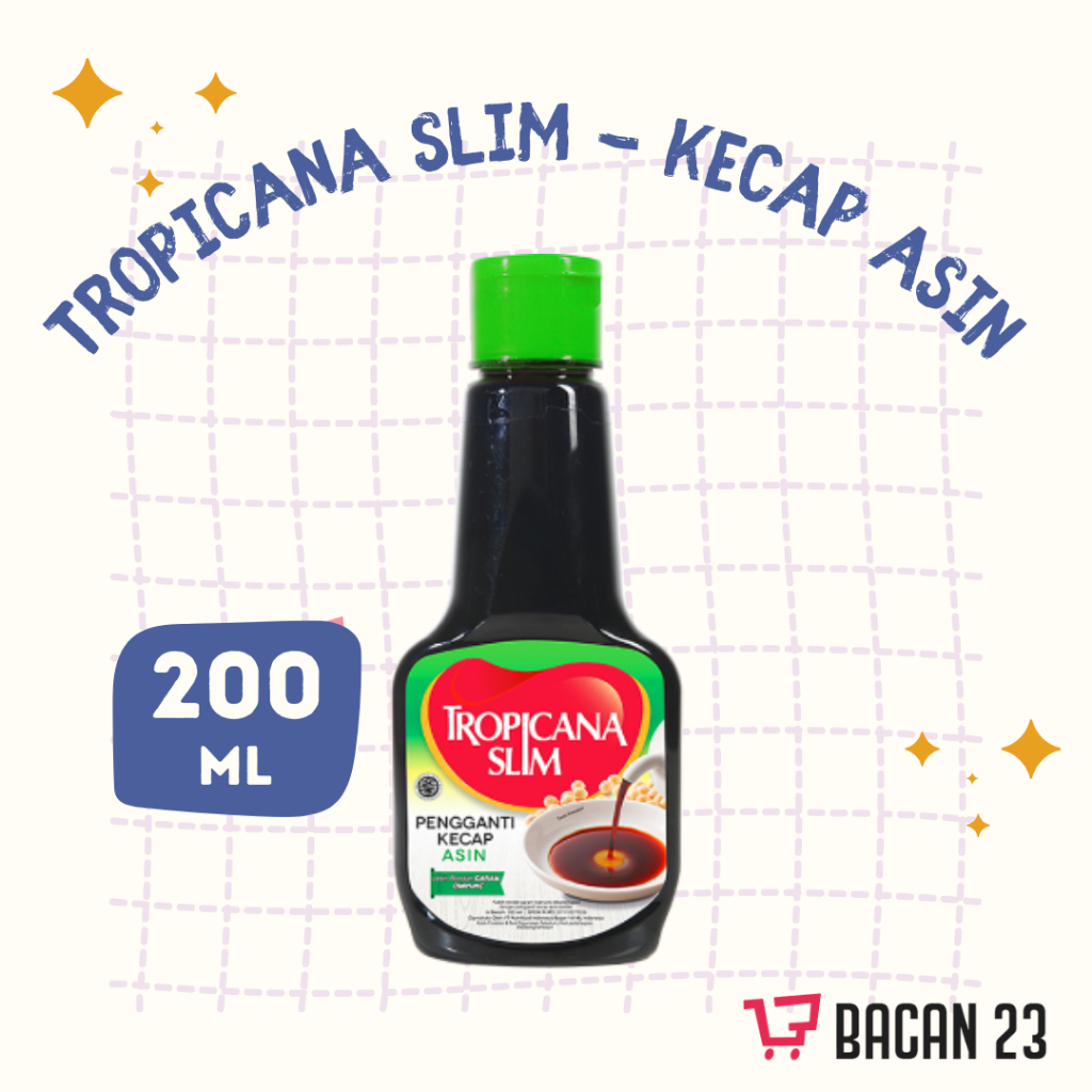 

Tropicana Slim Kecap Asin (200 ml) / Kecap Asin Sehat