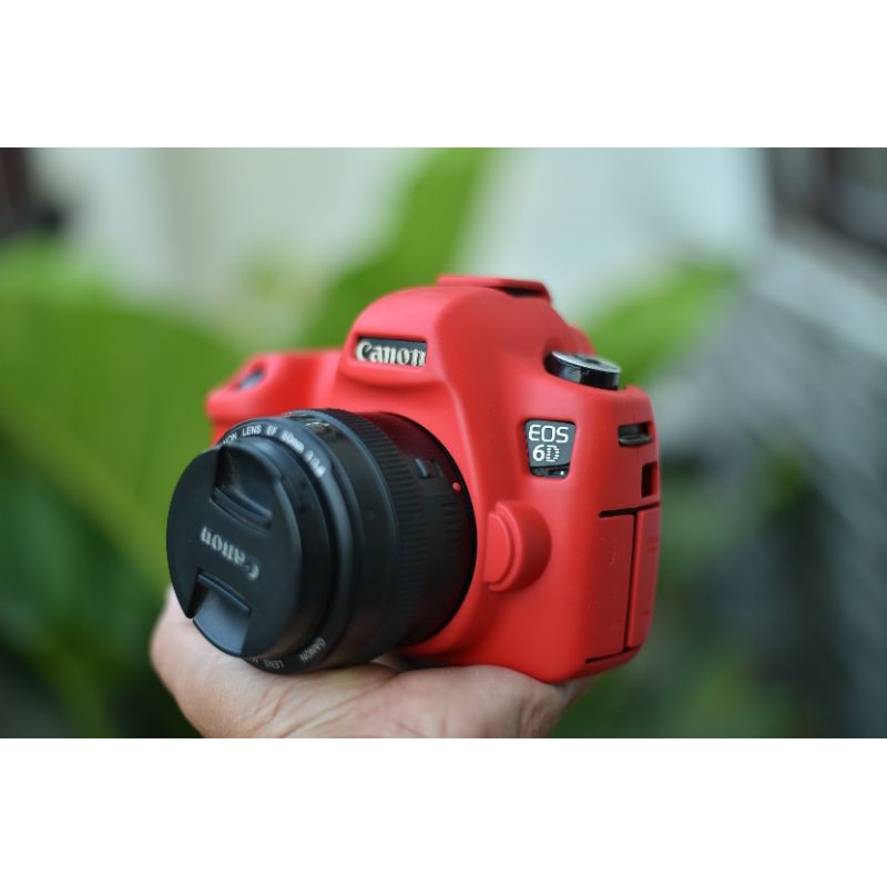 Canon 6d lensa bok baterai carjer tali strap bok silicon body lensa 50 usm