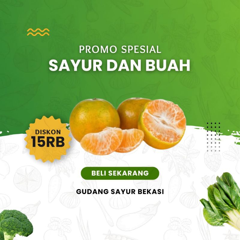 

Buah Jeruk Medan 1 kg