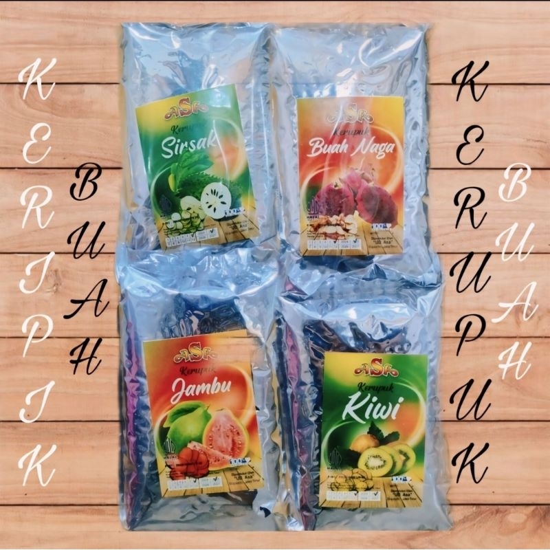 

KERIPIK & KERUPUK BUAH MIX 1 BALL ISI 4 BUNGKUS