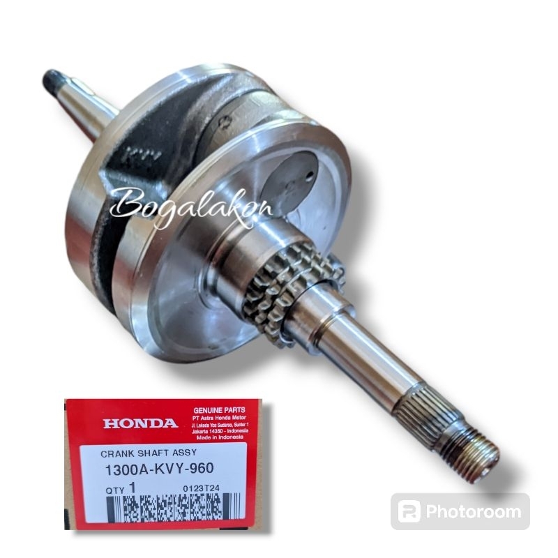 kruk as crankshaft assy beat karbu scoopy karbu original ahm 1300akvy960