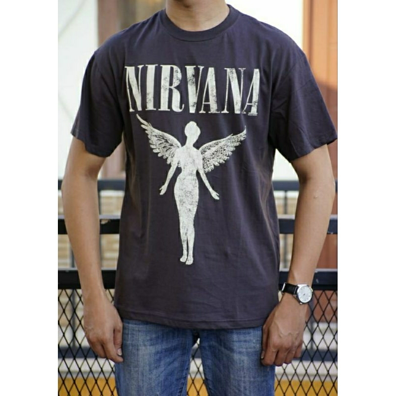 kaos band Nirvana Oversized - Original 100%