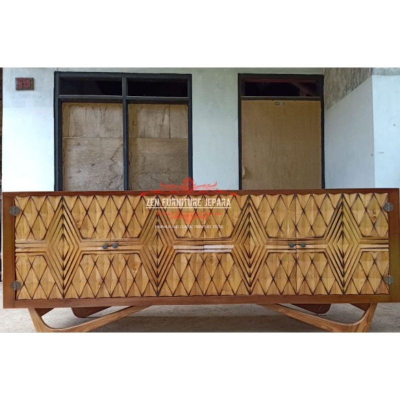 bufet pajangan, lemari pajangan,lemari hias, lemari tv, bufet tv
