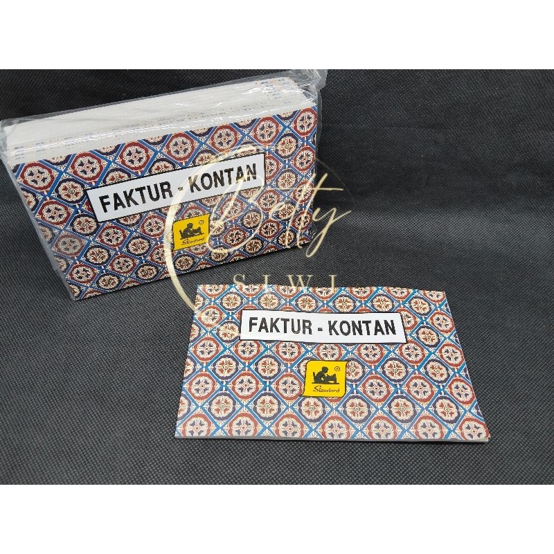 

Bon Faktur | Kontan merk Standard kecil Koran 10x16cm 40 lembar 1 rangkap