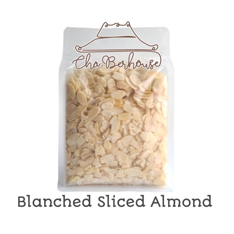 

Almond Slice 1 Kg Mentah Almonesia Blanched Almond Sliced