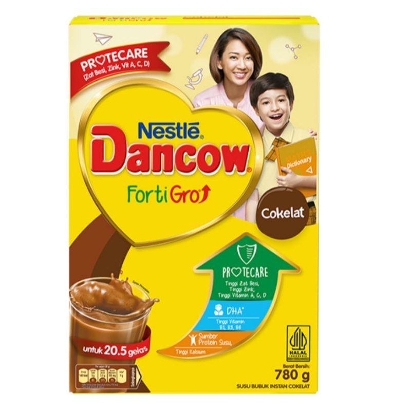 

Nestle Dancow FortiGro Susu Bubuk Instan Cokelat 780 gram