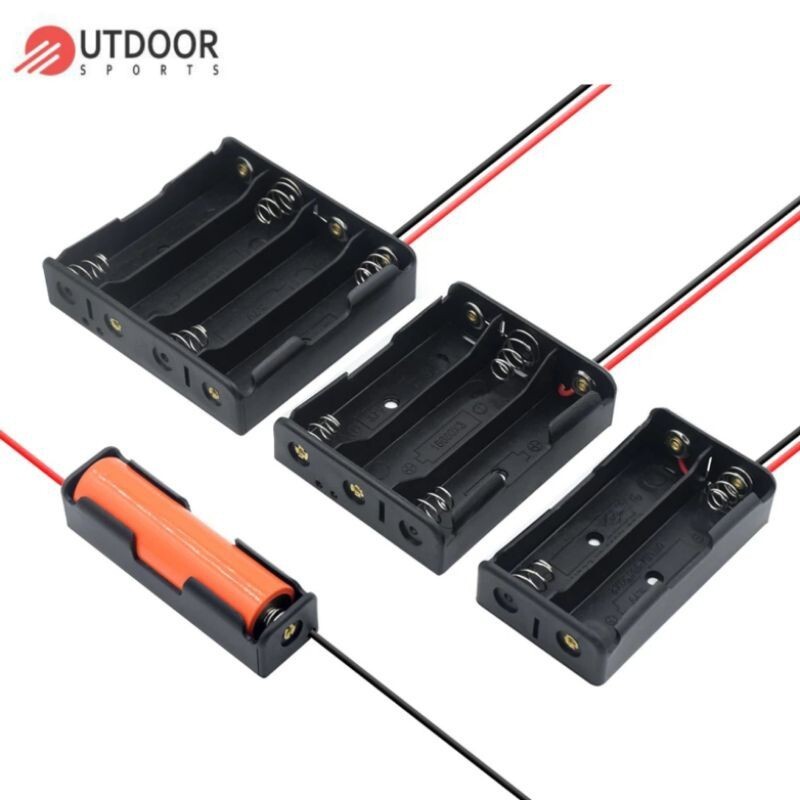 Holder Baterai 18650 AAA Seri Case Kotak Batre Batere Baterai