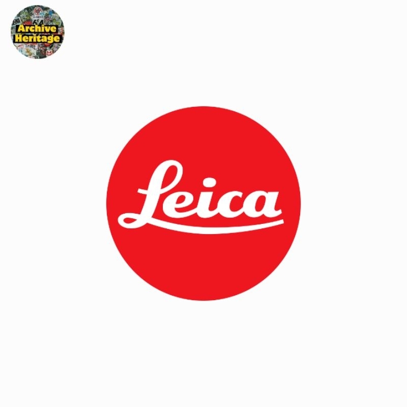 

sticker Leica camera photography lenses brand logo stiker