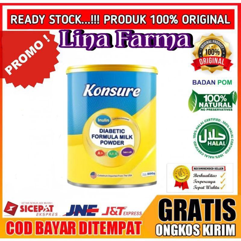 

Konsure Original 100% Asli Konsure Susu Diabetes Kencing Manis Import Amerika Ampuh