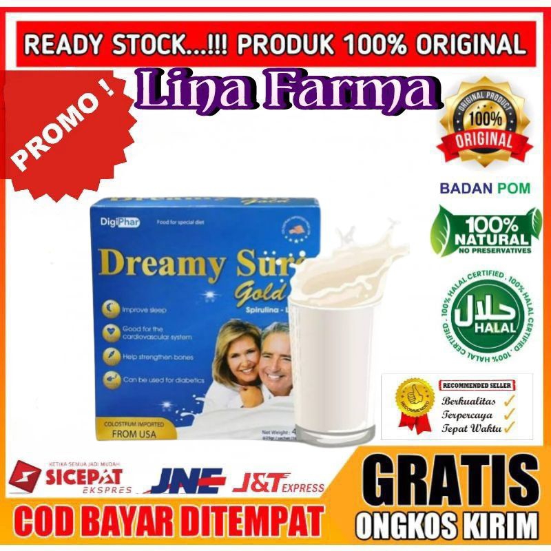 

Dreamy Sure Gold Susu Atasi Insomnia Bikin Tidur Nyenyak Dreamy Sure Gold Asli Original BPOM