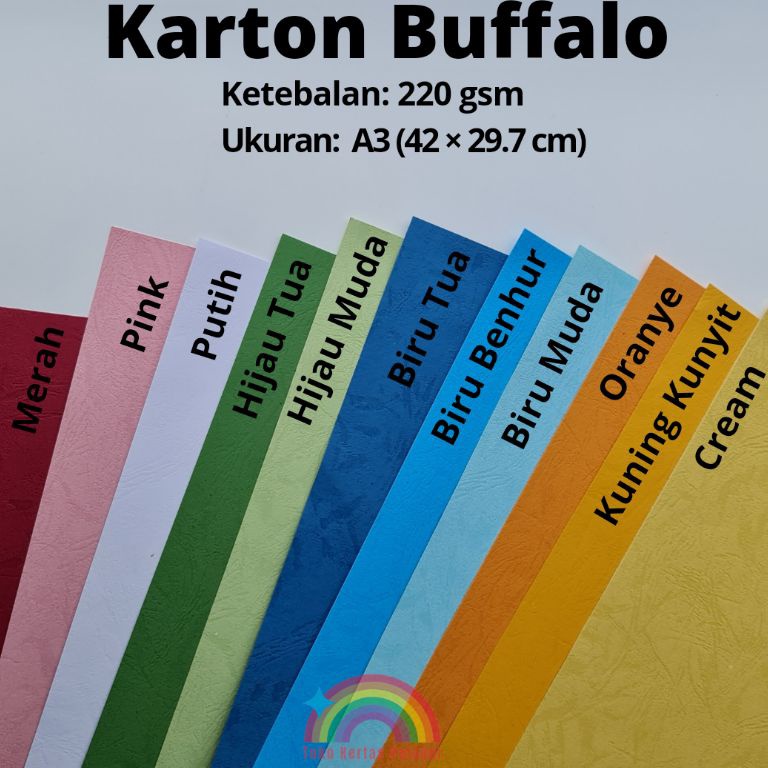 

Diskon Promo Karton Buffalo 22 gms A3 per 25 pcs F4