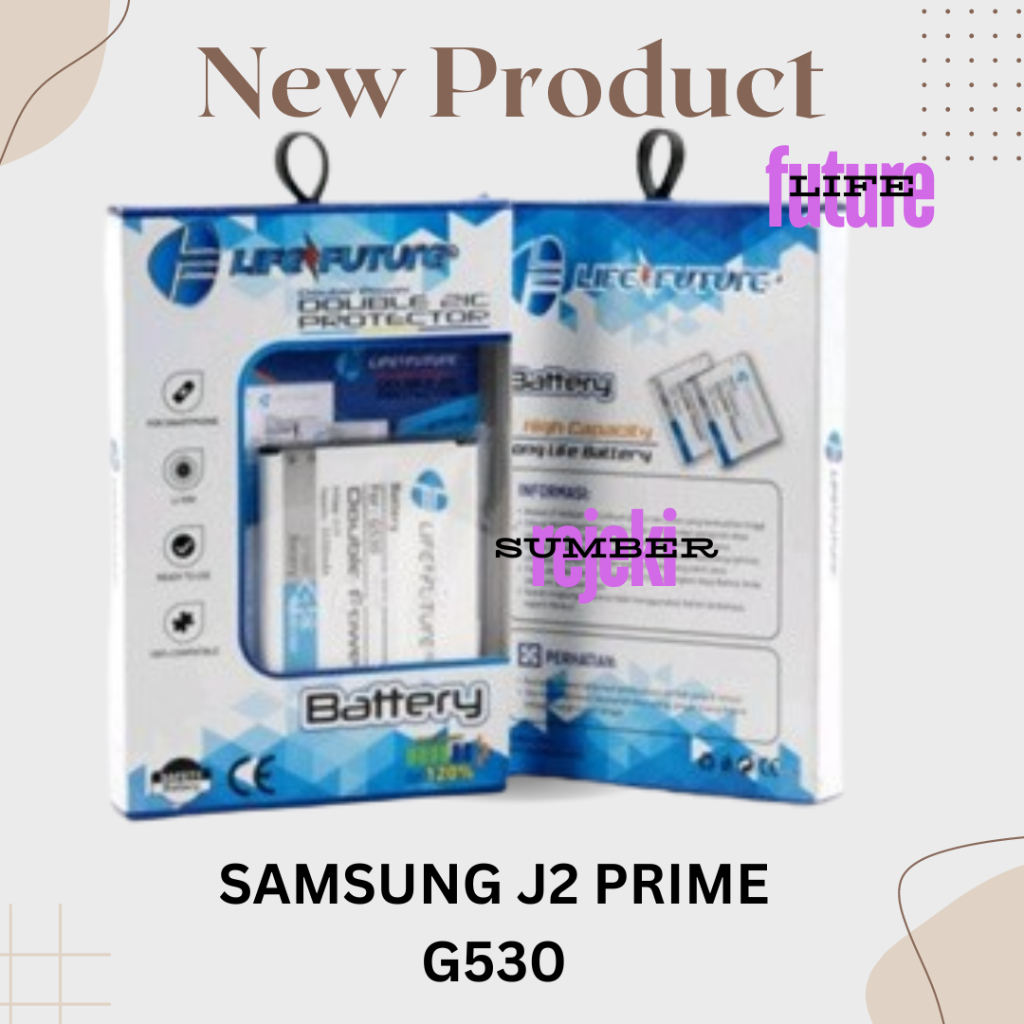 BATTERY BATERAI BATRE SAMSUNG J2 PRIME G530 DOUBLE POWER LIFE FUTURE