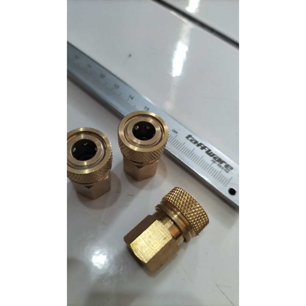 KUPLER BETINA MINI DRAT DALAM KUNINGAN - KUPLER BETINA MINI