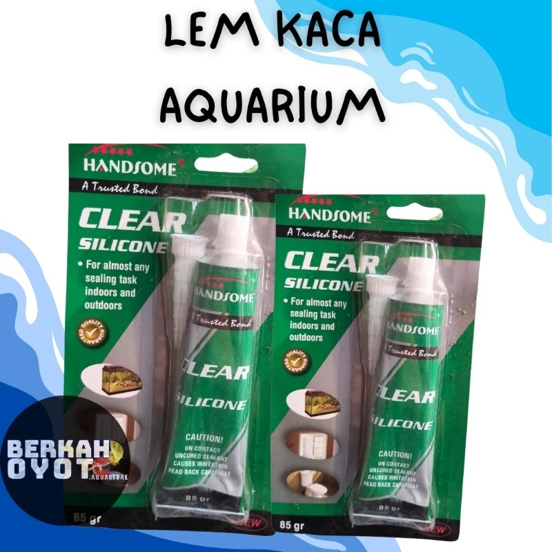 LEM KACA AQUARIUM BENING CLEAR