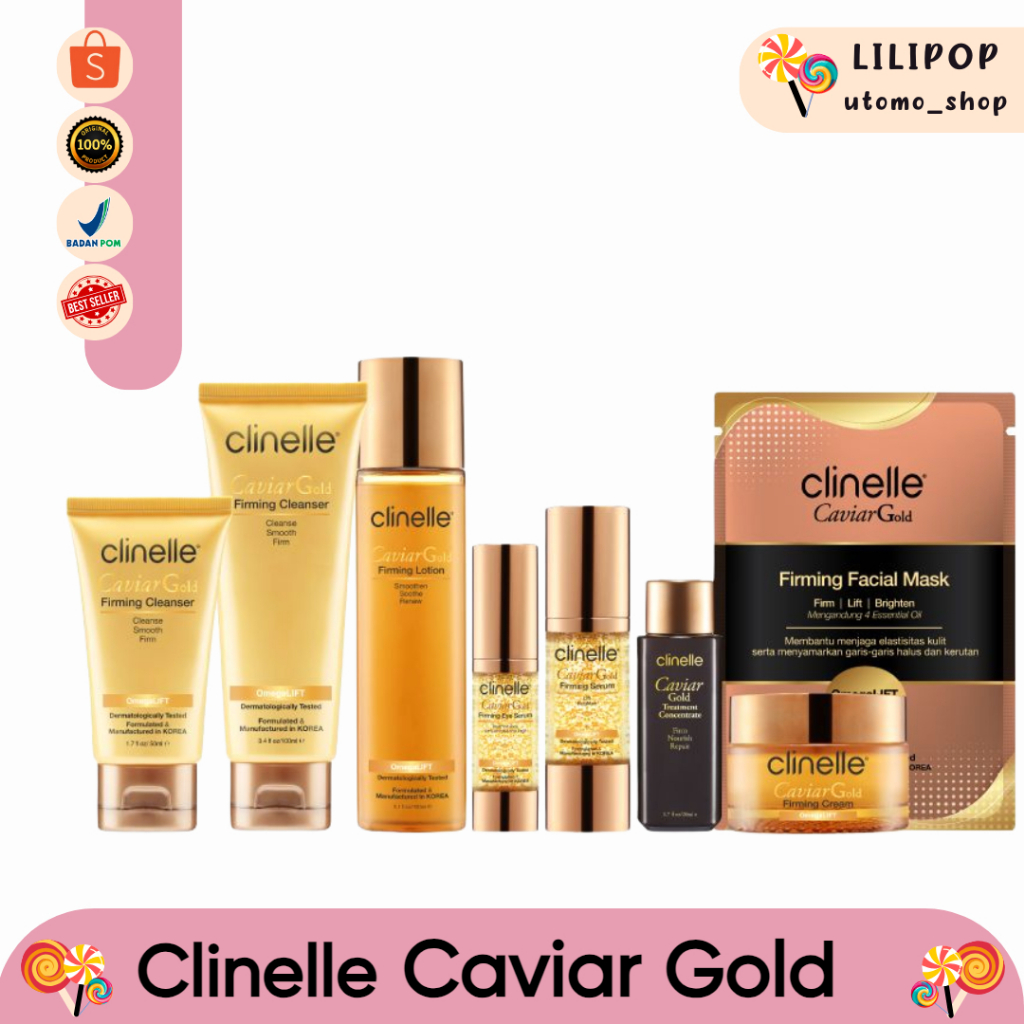 Clinelle Caviar Gold Skincare Series Lengkap