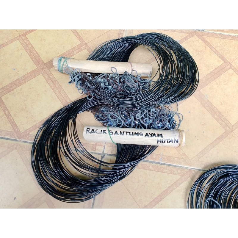 Racik Gantung Jerat Ayam Hutan