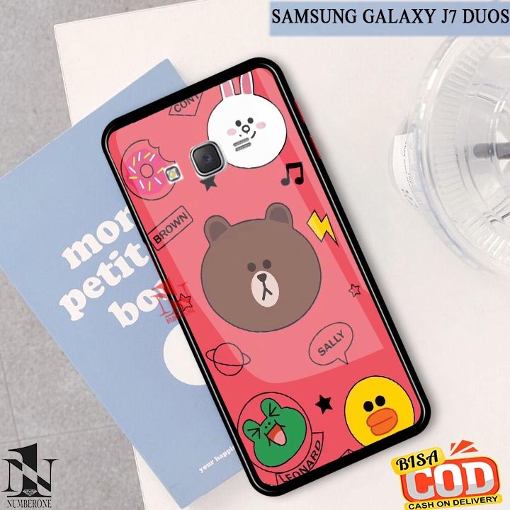 Case Samsung Galaxy J7 Duos [Cartoon L1ne] Aneka casing, case, kondom hp, custom case, case aestheti