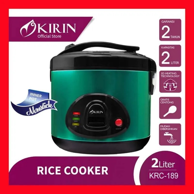KIRIN Rice Cooker 2 Liter KRC-189